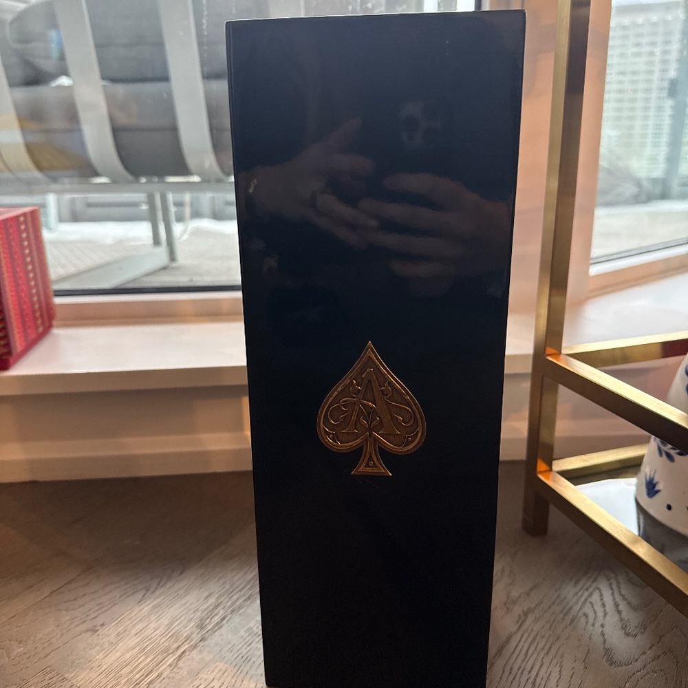 Ace Of Spades Box w/ Opened Gold Bottle